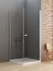 NEW TRENDY Kabina prysznicowa drzwi uchylne NEW SOLEO 90x80 D-0141/D-0087B